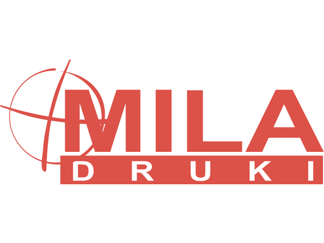 Logo MILA - Druki akcydensowe i artykuły biurowe